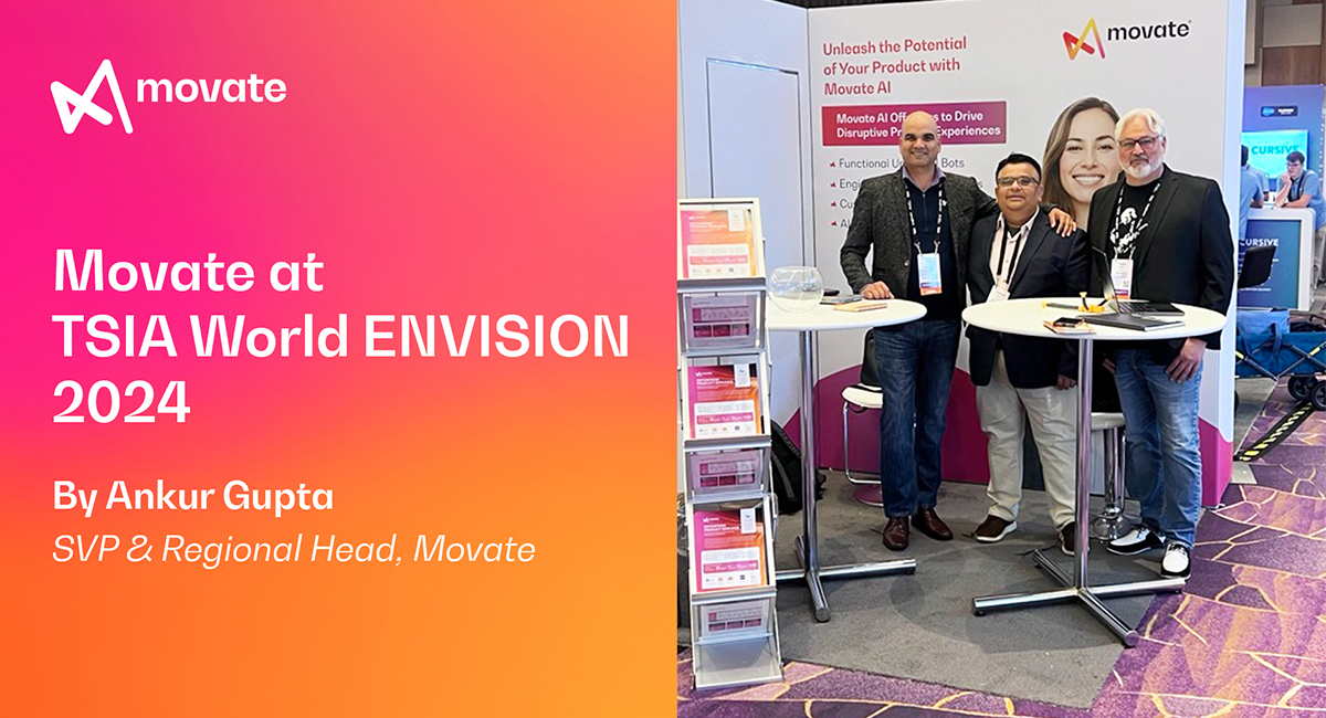 Movate leaders sharing insights at TSIA World Envision 2024 in Las Vegas